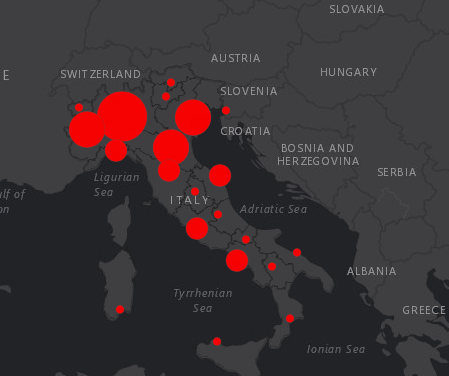 Itália registra o menor crescimento diário de covid-19