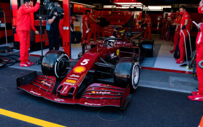 Ferrari muda cor do carro para comemorar milésimo GP