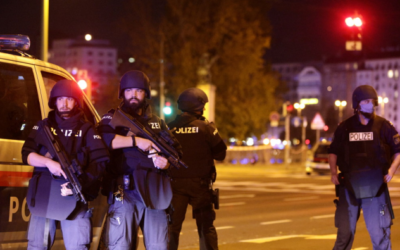 Ataque terrorista na Áustria deixa quatro mortos e 17 feridos