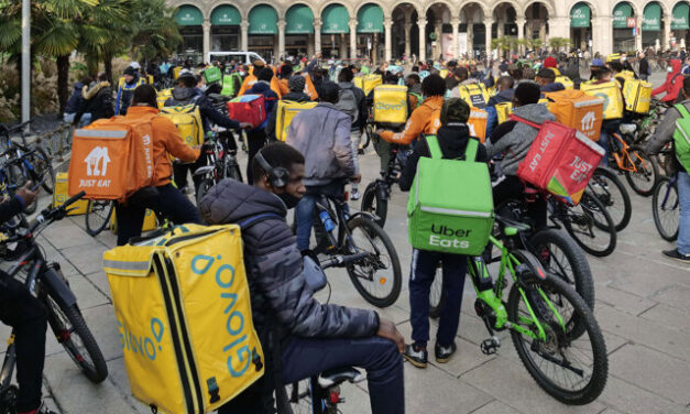 Funcionários de aplicativos passam a ter todos os direitos trabalhistas na Europa