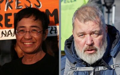 Prêmio Nobel da Paz vai para dois jornalistas