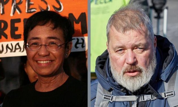Prêmio Nobel da Paz vai para dois jornalistas
