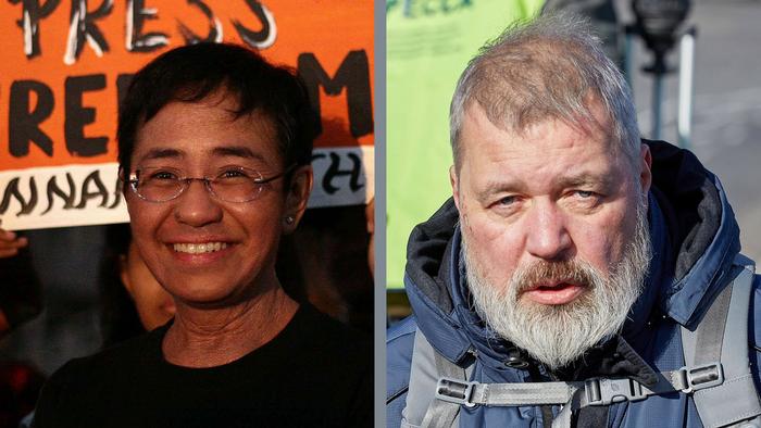 Prêmio Nobel da Paz vai para dois jornalistas