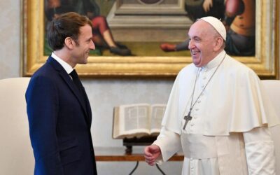 Papa Francisco recebe Presidente da França Emmanuel Macron